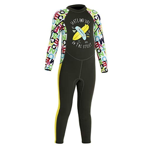 OUTYFUN Wetsuit Kids Boys Girls 2.5mm Neoprene One Piece Thermal Swimsuit Full Long Sleeve Wet Suits for Toddler Child Junior Youth Swim Surf Dive OUTYFUN Wetsuit Kids Boys Girls 2.5mm Neoprene One Piece Thermal Swimsuit Full Long Sleeve Wet Suits for Toddler Child Junior Youth Swim Surf Dive